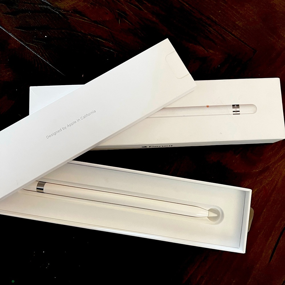 Apple Pencil gen 1 with box charger plug and new tip